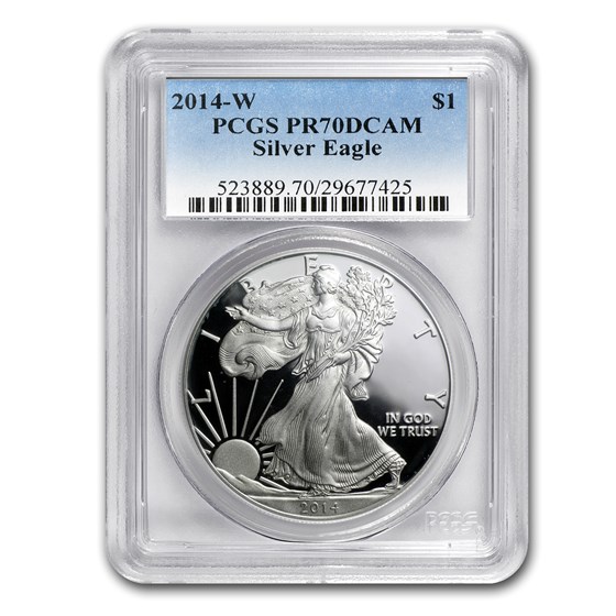 2014-W Proof Silver American Eagle PR-70 PCGS 2014-W Proof Silver American Eagle PR-70 PCGS